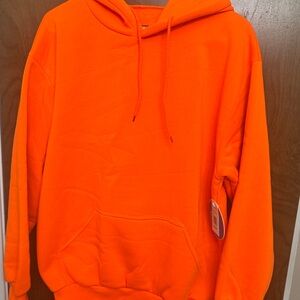 Vibrant Orange Men's Hoodie